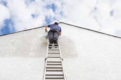 Peinture extérieure à Grumesnil — façades et ravalement
